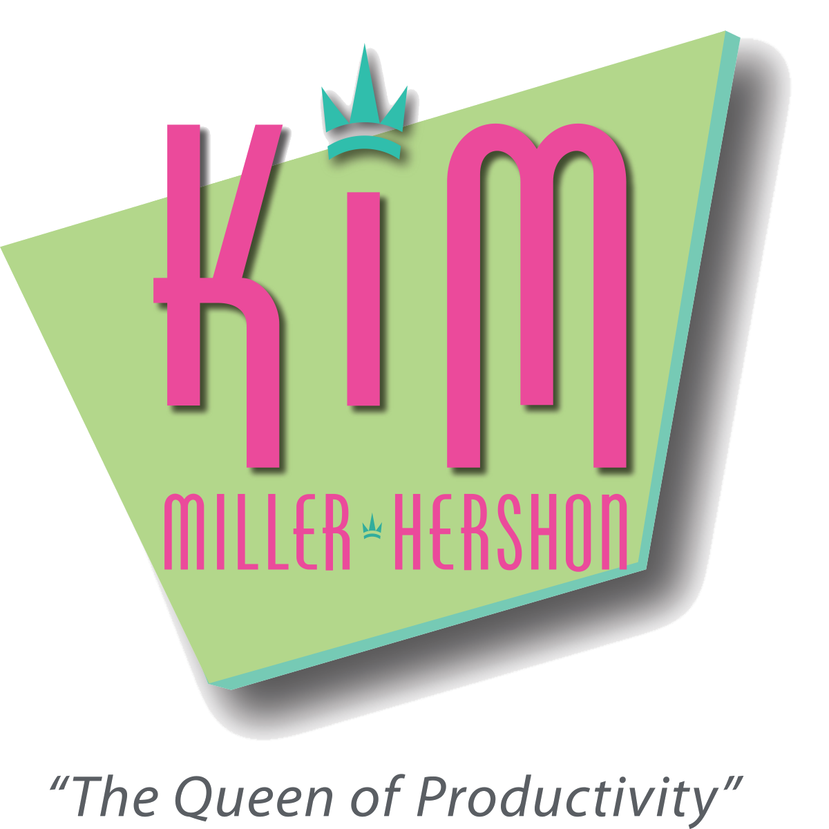 Kim Miller-Hershon "The Queen of Productivity" logo